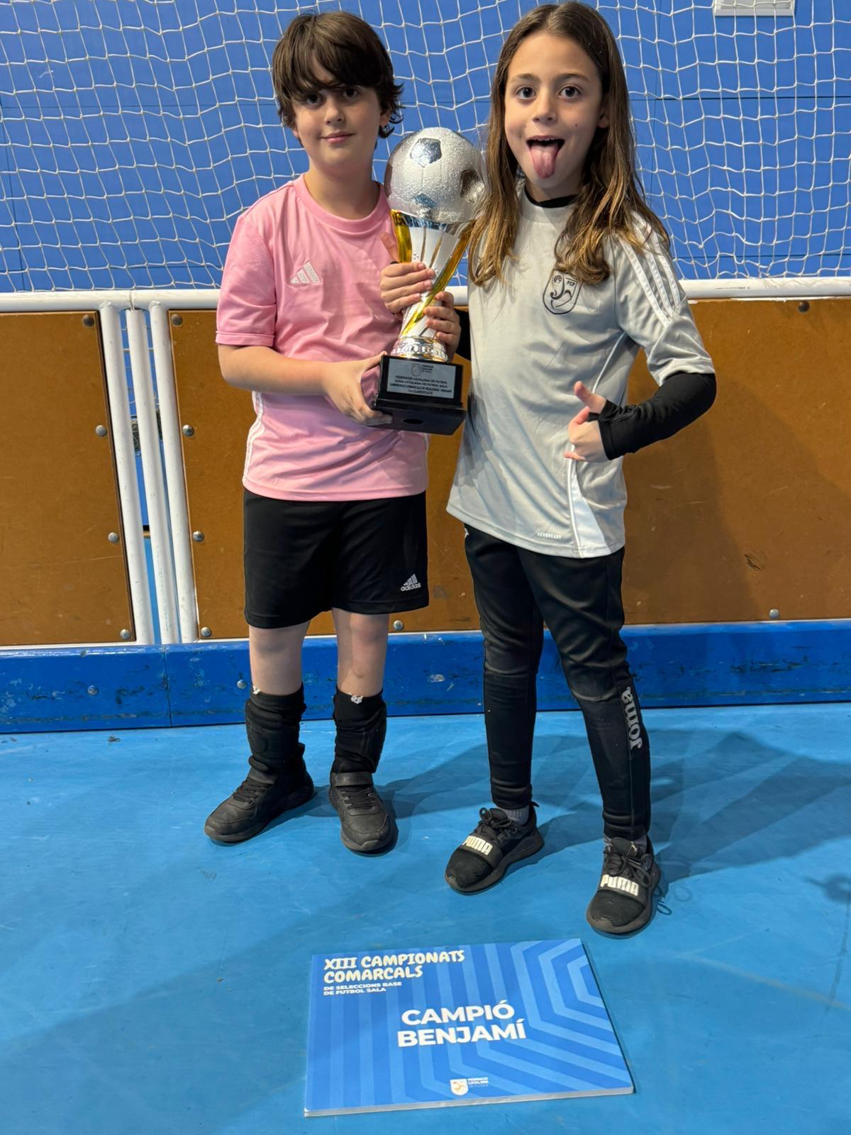 Or i bronze en els 13ns Campionats Comarcals de Seleccions Base de futbol sala